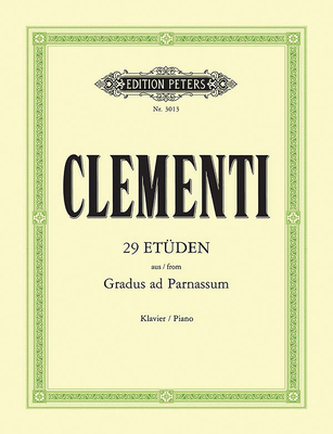 29 Studies from 'Gradus Ad Parnassum': For Piano - Muzio Clementi