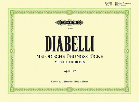 Melodious Exercises Op. 149 for Piano Duet: Primo Part Within 5-Note Range - Anton Diabelli