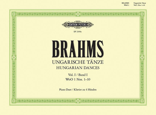 Hungarian Dances Woo 1 for Piano Duet: Nos. 1-10 - Johannes Brahms