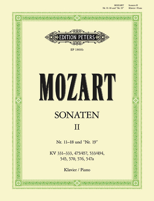 Piano Sonatas -- Nos. 11-18 and No. 19 - Wolfgang Amadeus Mozart