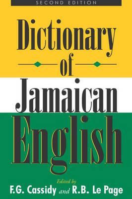 Dictionary of Jamaican English - F. G. Cassidy