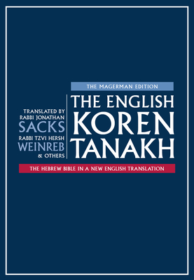 The English Koren Tanakh, Magerman Edition, Large - Jonathan Sacks