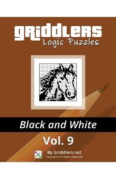 Coperta cărții 'Griddlers Logic Puzzles: Black and White - Rastislav Rehak'