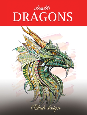 Doodle Dragons: Adult Coloring Book - Blush Design