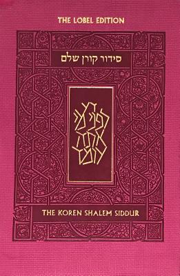 Koren Shalem Siddur with Tabs, Compact, Pink - Jonathan Sacks
