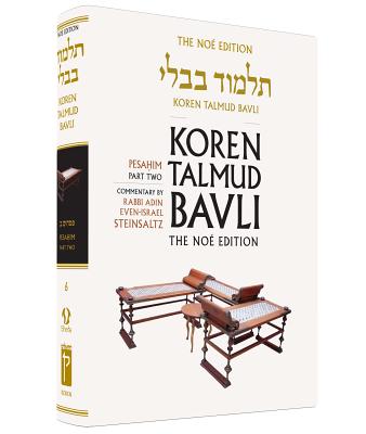 Koren Talmud Bavli, Vol.7: Tractate Pesahim, Part 2: Noe Color Edition, Hebrew/English - Adin Even-israel Steinsaltz