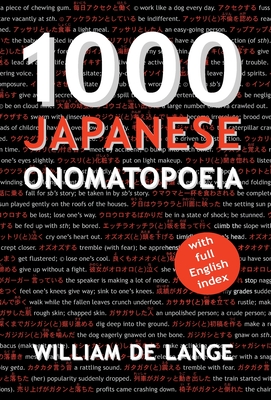 1000 Japanese Onomatopoeia - William De Lange