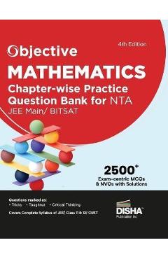 Coperta cărții 'Objective Chapterwise MCQs Mathematics - Disha Experts'