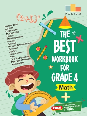 The Best Math Workbook for Grade 4 - Podium School