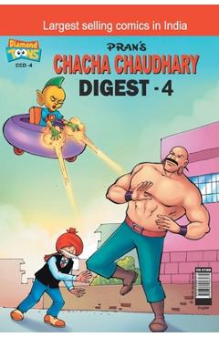 Coperta cărții 'Chacha Chaudhary Digest-4 - Pran's'