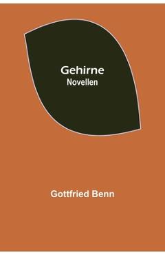 Coperta cărții 'Gehirne: Novellen - Gottfried Benn'