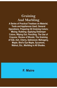 Coperta cărții 'Graining and Marbling; A Series of Practical Treatises on Material, Tools and Appliances Used; General Operations;'