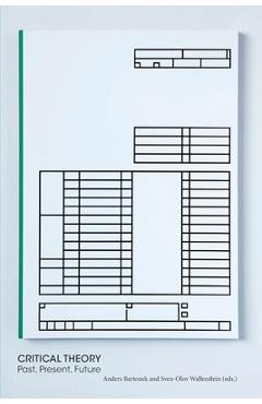 Coperta cărții 'Critical Theory - Past, Present, Future - Anders Bartonek'