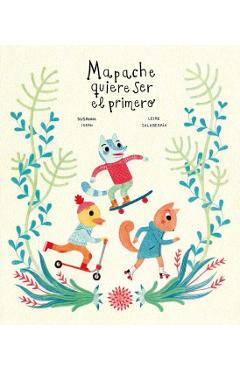 Coperta cărții 'Mapache Quiere Ser El Primero = Racoon Wants to Be First - Susanna Isern'