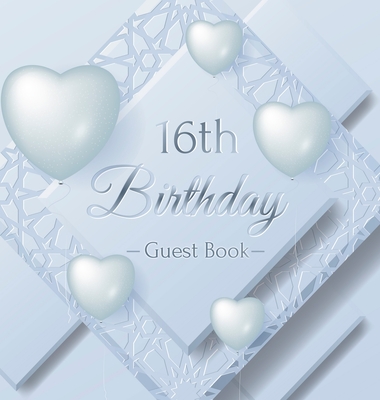 16th Birthday Guest Book: Keepsake Gift for Men and Women Turning 16 - Hardback with Funny Ice Sheet-Frozen Cover Themed Decorations & Supplies, - Luis Lukesun