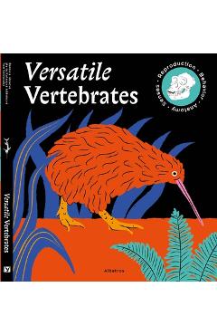 Coperta cărții 'Versatile Vertebrates - Tom Velcovsky'
