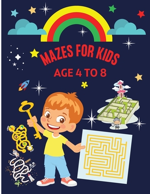 Mazes for Kids Age 4-8: Brain quest mazes for preschoolers Visual tracking workbook Activity book for children ages 4-6, 6-8 - Puzzles, Games - Roxie Mcdoris