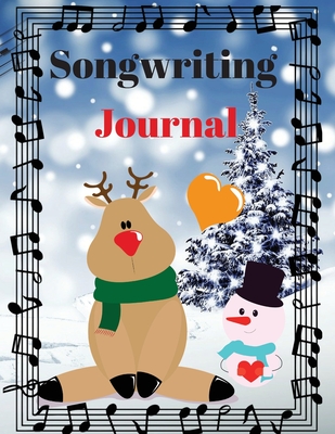 Songwriting Journal: Cute Music Composition Manuscript Paper for Little Musicians and Music Lovers Note and Lyrics writing Staff Paper Larg - Adil Daisy