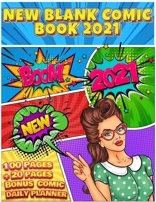 Blank Comic Book: Write And Draw Your Own Comics With Inspiration Effects And 3-7 Action Panel Layouts - 100 Pages + Bonus 20 Pages Comi - Drcipcom