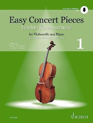 Easy Concert Pieces Volume 1 Cello and Piano Book/Online Audio - 