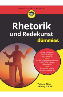 Coperta cărții 'Rhetorik Für Dummies - Tatjana Ditko'