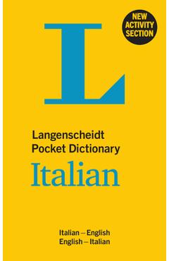 Coperta cărții 'Langenscheidt Pocket Dictionary Italian: Italian-English/English-Italian - Langenscheidt Editorial Team'