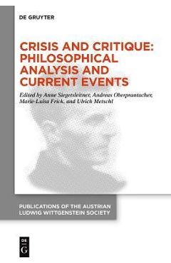 Coperta cărții 'Crisis and Critique: Philosophical Analysis and Current Events - No Contributor'