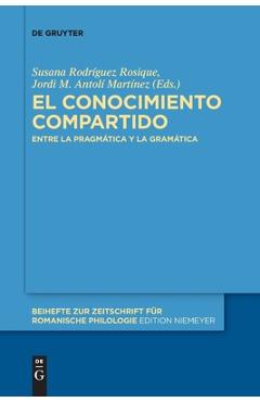 Coperta cărții 'El conocimiento compartido - Susana Rodriguez Rosique'