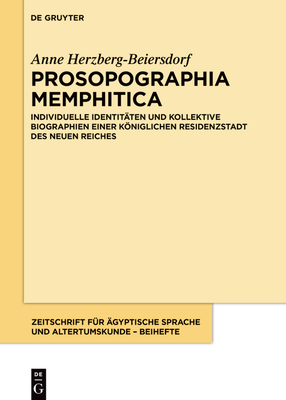 Prosopographia Memphitica - Anne Herzberg-beiersdorf