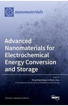 Coperta cărții 'Advanced Nanomaterials for Electrochemical Energy Conversion and Storage - Rongming Wang'