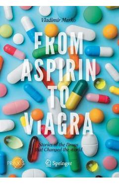 Coperta cărții 'From Aspirin to Viagra: Stories of the Drugs That Changed the World - Vladimir Marko'