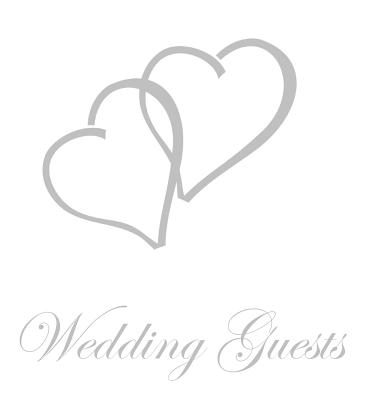 Wedding Guest Book, Bride and Groom, Special Occasion, Comments, Gifts, Well Wish's, Wedding Signing Book with Silver Love Hearts (Hardback) - Lollys Publishing