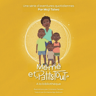 Coperta cărții 'A la bibliothèque: Une série d'aventures quotidiennes - Moji Taiwo'