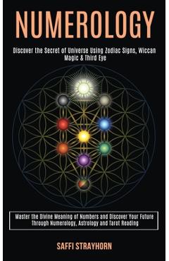 Coperta cărții 'Numerology: Master the Divine Meaning of Numbers and Discover Your Future Through Numerology, Astrology and Tarot'