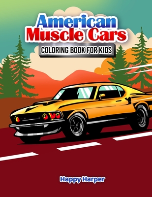 Muscle Cars Coloring Book - Harper Hall