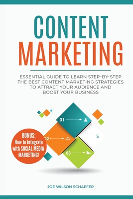 Coperta cărții 'Content Marketing: Essential Guide to Learn Step-by-Step the Best Content Marketing Strategies to Attract your Audience'