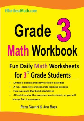 Grade 3 Math Workbook: Fun Daily Math Worksheets for 3rd Grade Students - Ava Ross