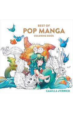 Best of Pop Manga Coloring Book - Camilla D'errico