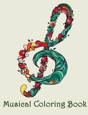 Musical Coloring Book: - Mosaic Music Featuring 40 Stress Relieving Designs of Musical Instruments - Dinso See