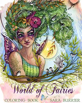 World of Fairies Coloring Book - Sara Burrier