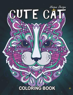 Cute Cat Coloring Book: Stress Relieving Design for Girls, Teen and Adults Coloring Book Easy to Color - Origami Publishing