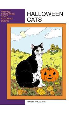 Halloween Cats: Coloring Book