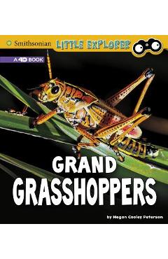 Coperta cărții 'Grand Grasshoppers: A 4D Book - Megan Cooley Peterson'