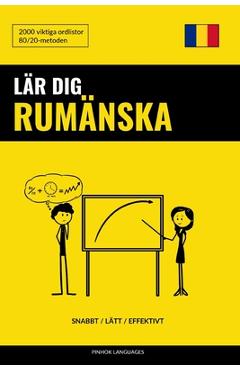 Poza produsului Lär dig Rumänska - Snabbt / Lätt / Effektivt: 2000 viktiga ordlistor - Pinhok Languages