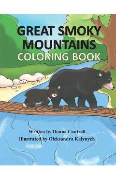 Poza produsului Great Smoky Mountains Coloring Book - Donna Cantrell