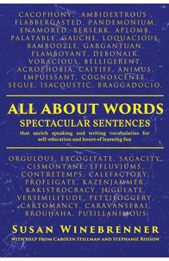 Poza produsului All About Words: Spectacular Sentences - Susan Winebrenner