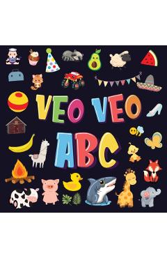 Veo Veo - ABC: Un Juego de Buscar y Encontrar, ¡Súper Divertido para Niños de 2 a 4 Años! Juego de Adivinanzas de la A a la Z, con Al - Pamparam Libros Para Niños