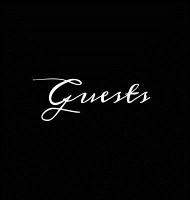 Guests Black Hardcover Guest Book Blank No Lines 64 Pages Keepsake Memory Book Sign In Registry for Visitors Comments Wedding Birthday Anniversary Chr - Murre Book Decor