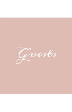 Guests Hardcover Guest Book: Blush Pink Guestbook Blank No Lines 64 Pages Keepsake Memory Book Sign In Registry for Visitors Comments Wedding Birth - Murre Book Decor