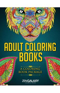 Adult Coloring Books: A Coloring Book Package - Zengalaxy Coloring